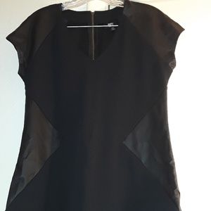Never Worn Mossimo Leather Panel Mini Dress